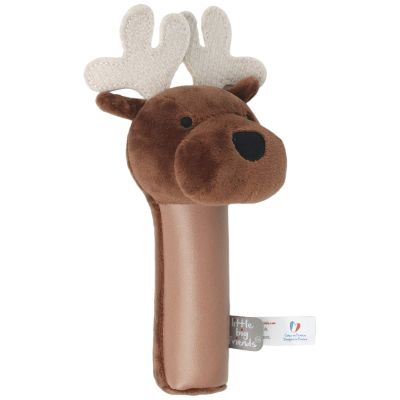 Hochet pouêt Bruce l'Elan Little Big Friends