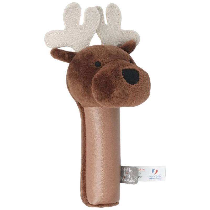 Hochet pouêt Bruce l'Elan Little Big Friends Produit 1