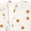 Pyjama léger en coton bio Big Dots blanc cassé (3-6 mois)  par Lässig 