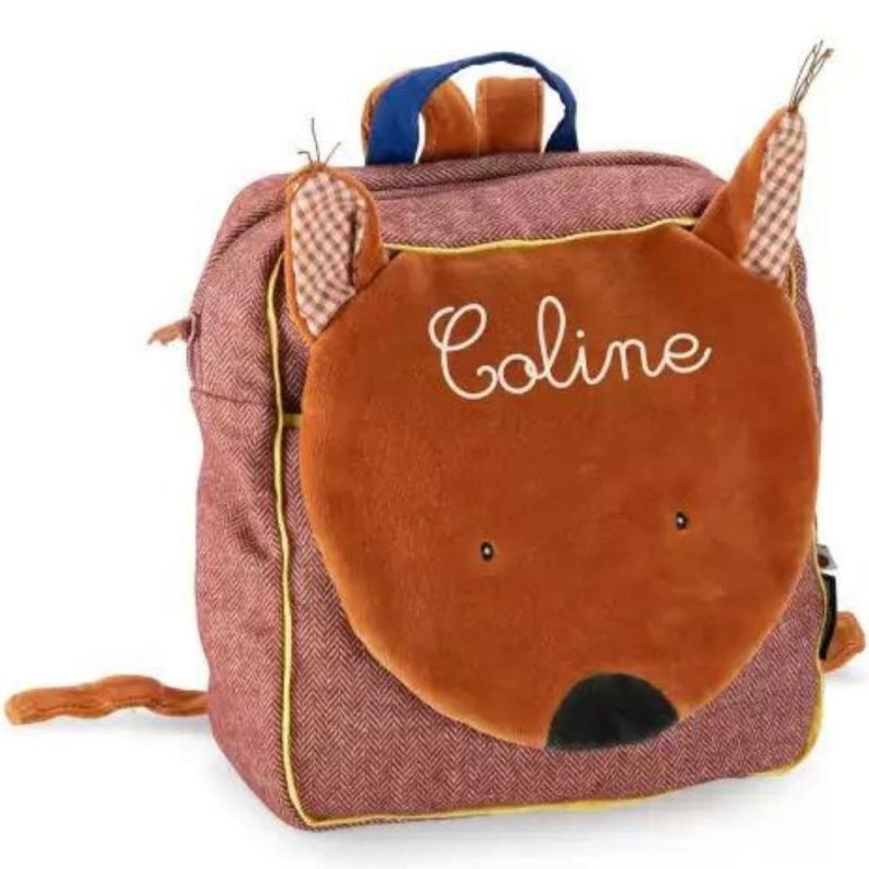 Sac à dos Harry l'écureuil Pomme des Bois (personnalisable) Moulin Roty