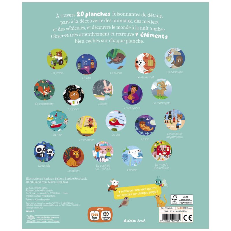 Livre mes 20 cherches et trouve des tout-petits - Reconditionné Auzou Editions Produit 4