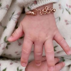 Bracelet cordon paillette Prénom goldfilled rose (personnalisable)