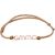 Variation Rose du produit Bracelet cordon paillette Prénom goldfilled rose (personnalisable) de la marque Padam Padam