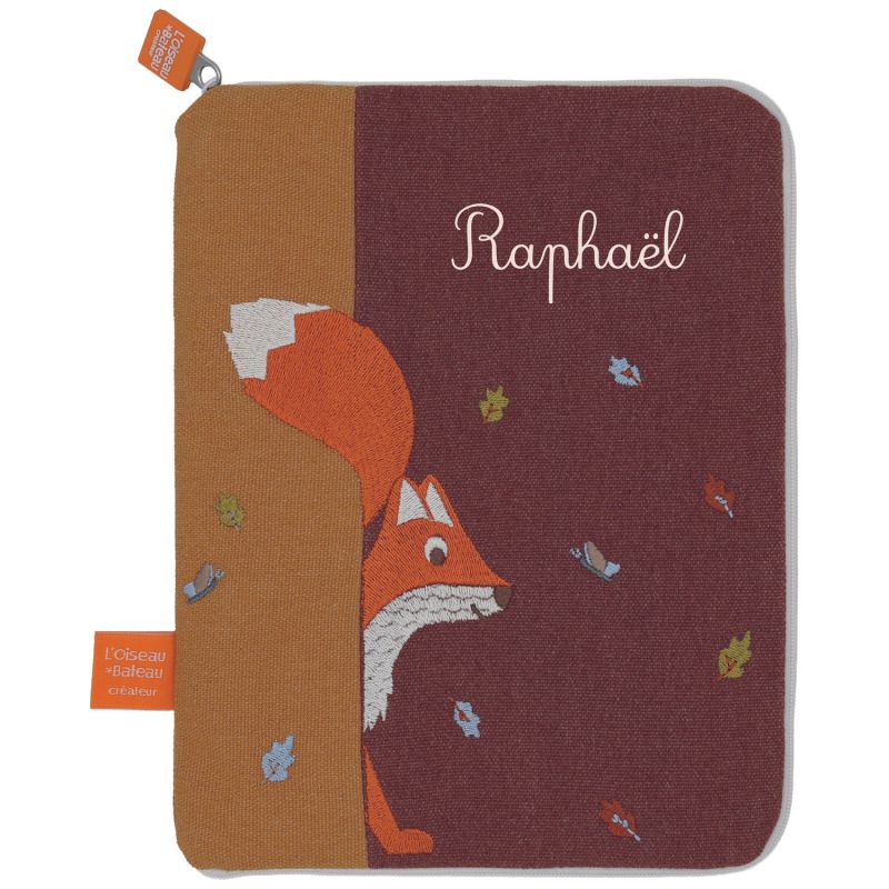 Protège carnet de santé Moit Moit Renard (personnalisable) L'oiseau bateau Produit 1