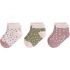 Lot de 3 paires de chaussettes bébé en coton bio rose et cannelle (pointure 15-18) - Lässig