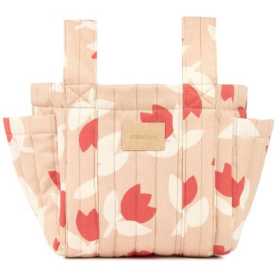 Sac à poussette Hyde Park Red Tulips Nobodinoz