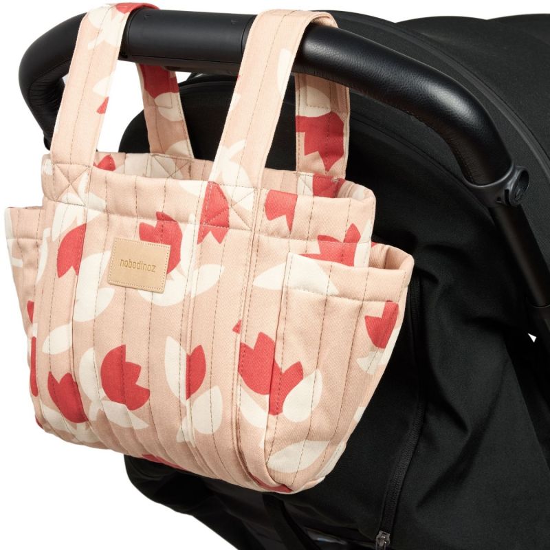 Sac à poussette Hyde Park Red Tulips Nobodinoz Produit 2