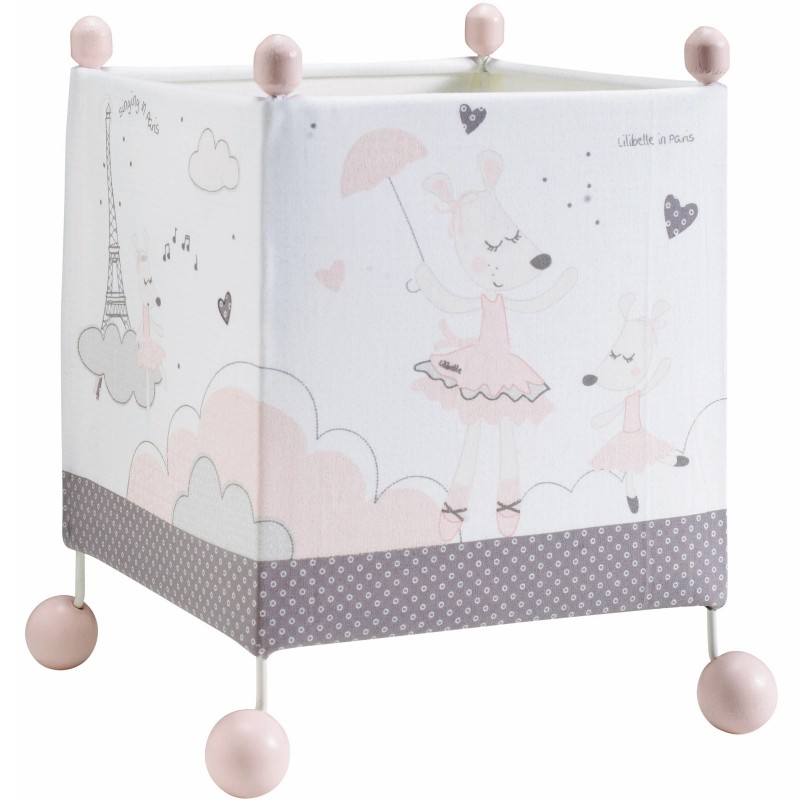 Lampe cube à poser Lilibelle Sauthon