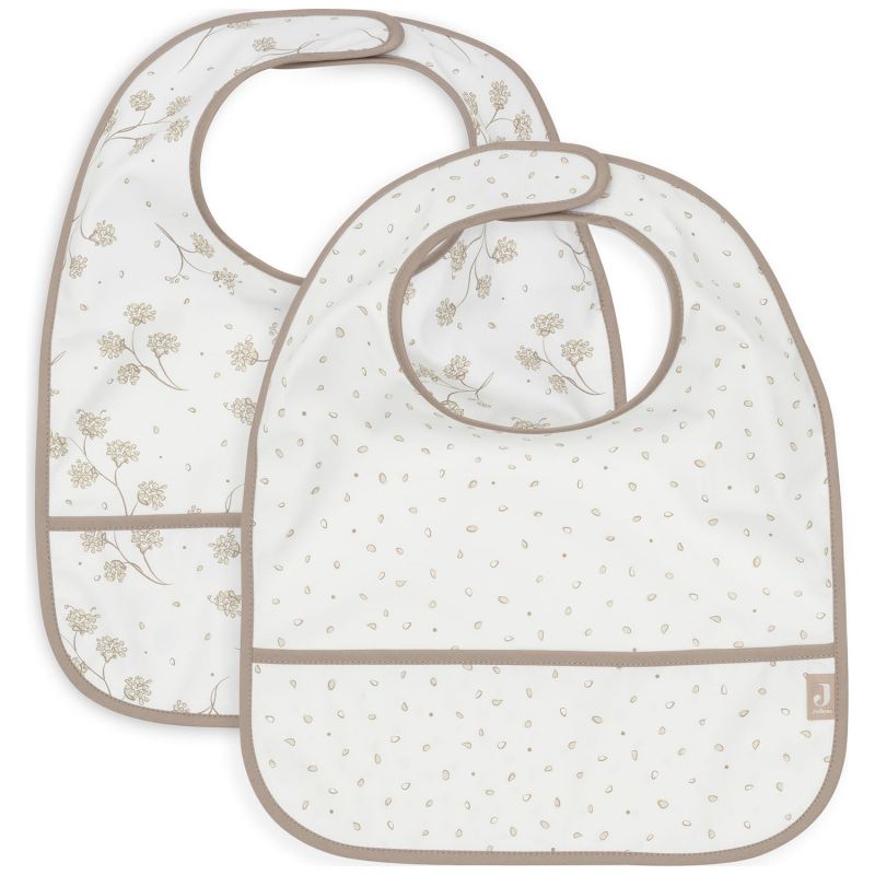 Lot de 2 bavoirs plastifiés Leafy Dreams Jollein Produit 1