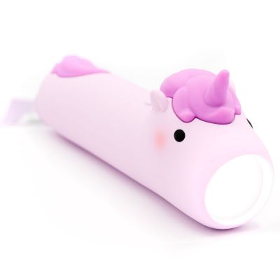 Lampe de poche en silicone Licorne