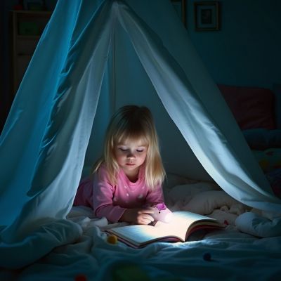 Lampe de poche en silicone Licorne
