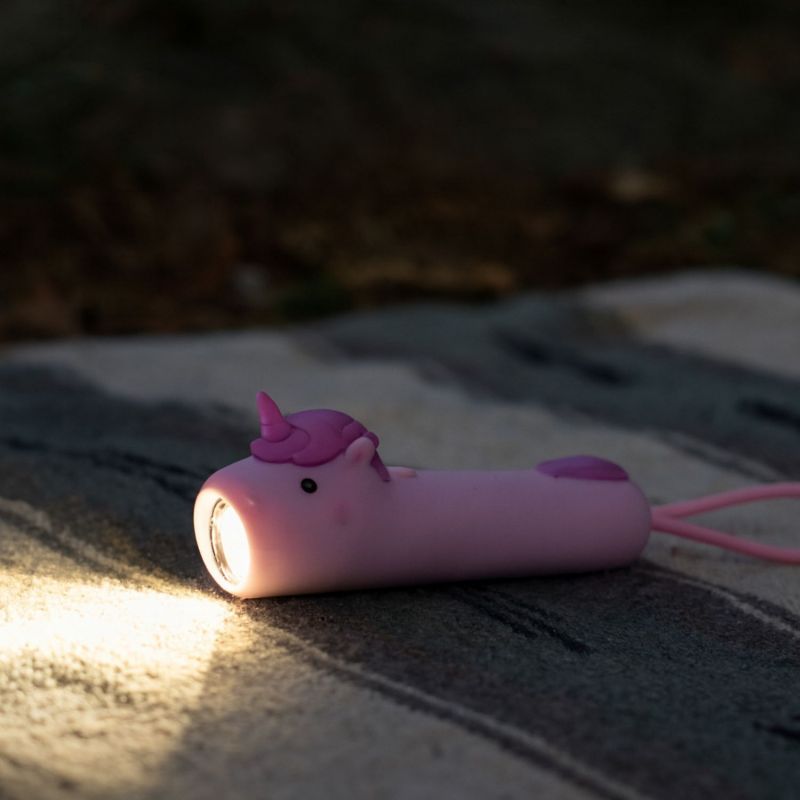 Lampe de poche en silicone Licorne Little L Ambiance 5