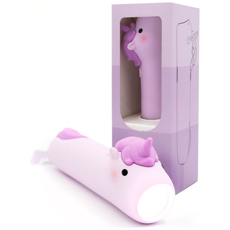 Lampe de poche en silicone Licorne Little L Packaging 6