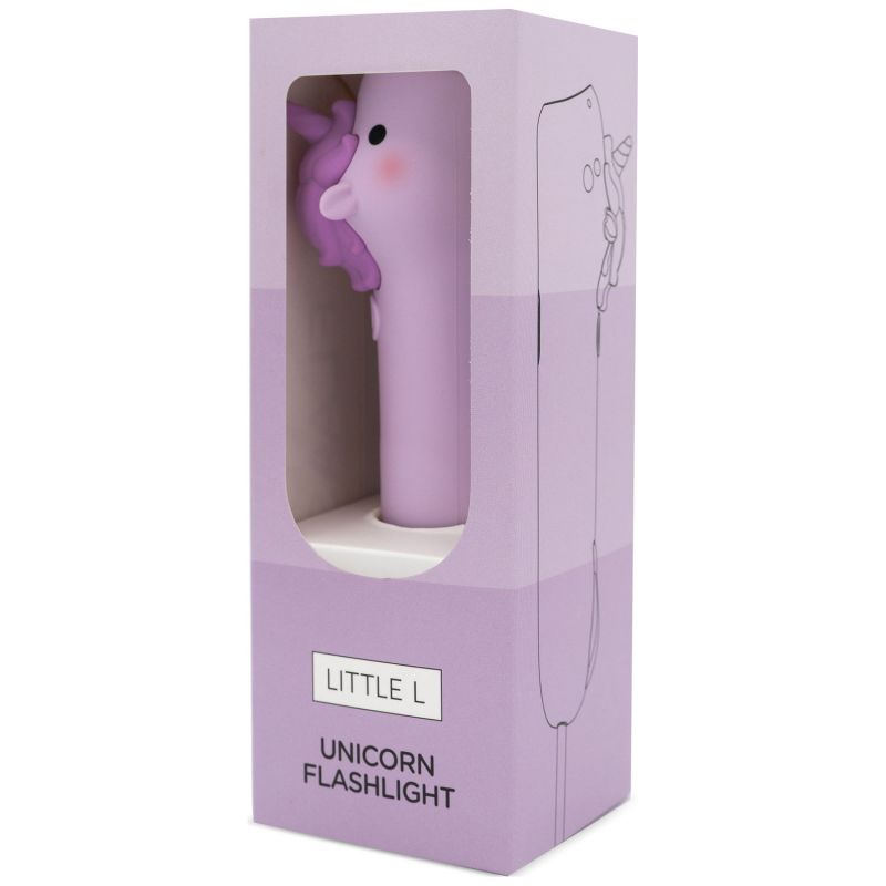 Lampe de poche en silicone Licorne Little L Packaging 7