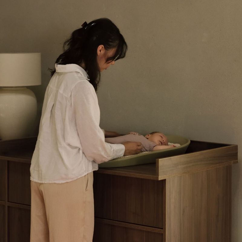 Commode à langer Kyo Walnut Quax Ambiance 2