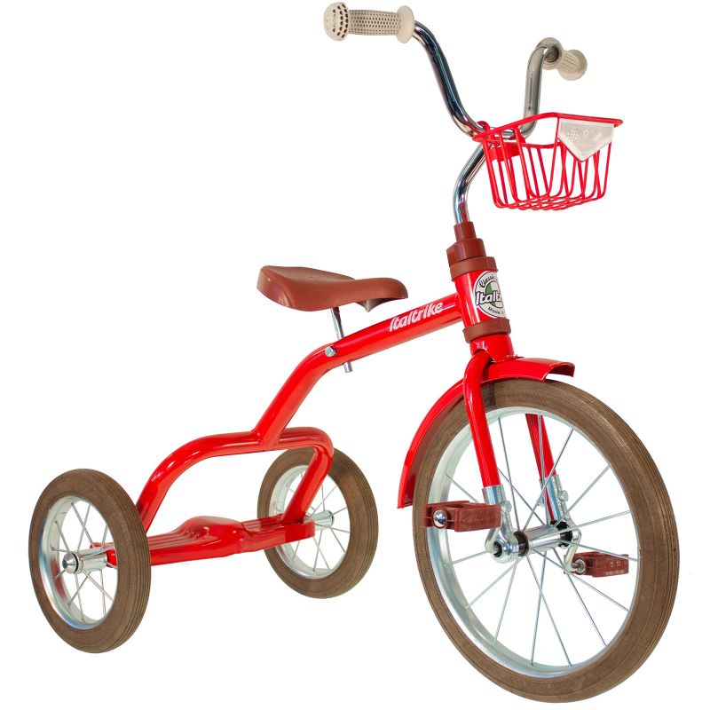 Tricycle Spokes avec panier avant 16'' rouge Italtrike