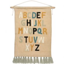 Tenture décorative alphabet Alfa  par Kids Depot