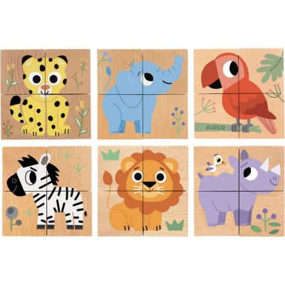 Puzzle cubes Wild & Co (4 cubes) - Reconditionné