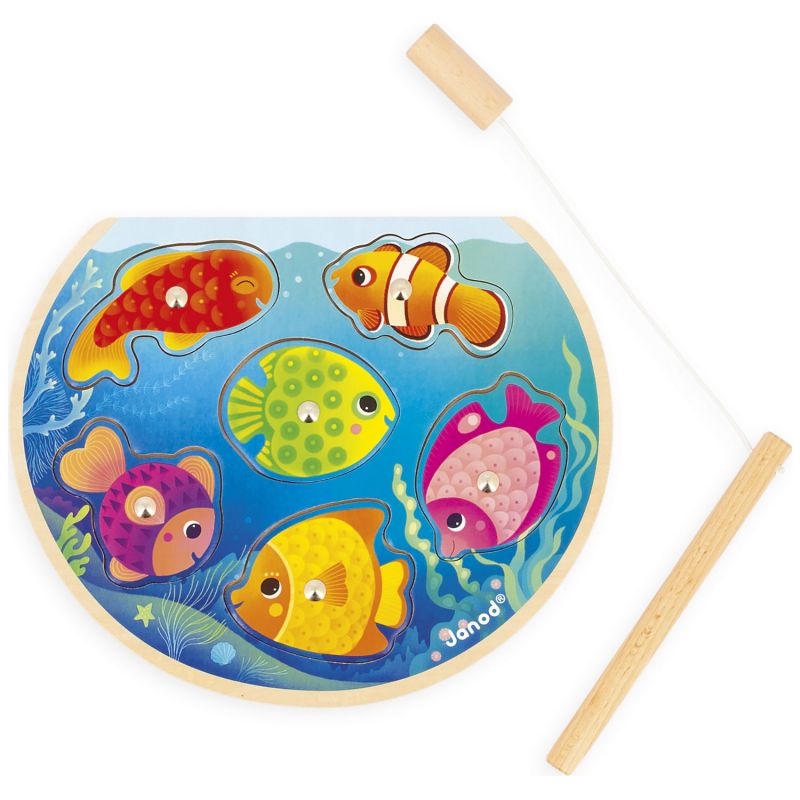 Puzzle Speedy Fish (6 pièces) Janod Produit 1