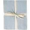 Housse de couette en percale de coton Rayé Bleu Ardoise (100 x 140 cm) Kadolis Packaging 8