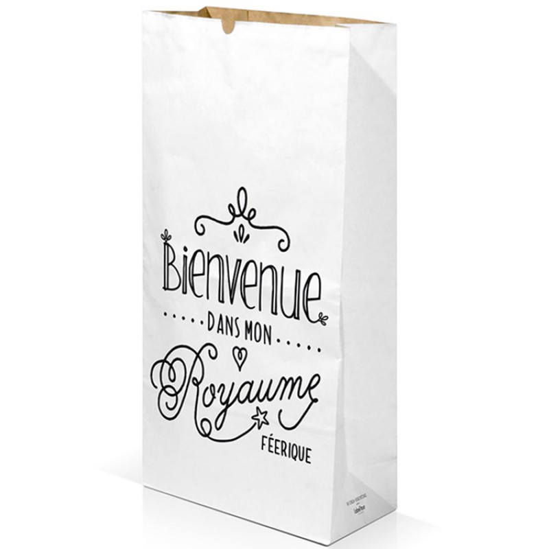Sac en papier Bienvenue dans mon royaume Créa Bisontine