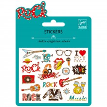 Minis stickers Pop et Rock  par Djeco