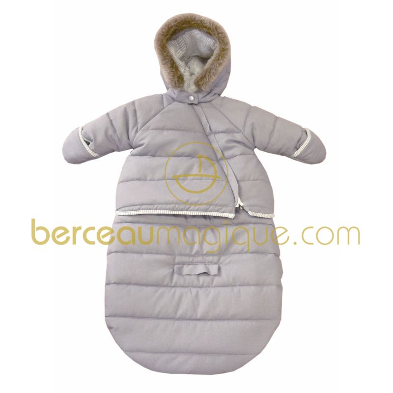 Nid d'ange de naissance gris Candide