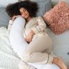 Coussin de grossesse Buddy risotto taupe Doomoo Ambiance 4