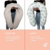 Coussin de grossesse Buddy risotto taupe Doomoo Ambiance 5