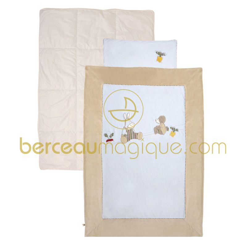 Housse de couette velours Emma et Paco (100 x 140 cm) Noukie's