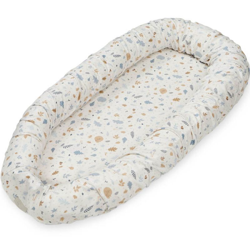Housse pour réducteur de lit Baby Nest Forest bleue Cam Cam Copenhagen