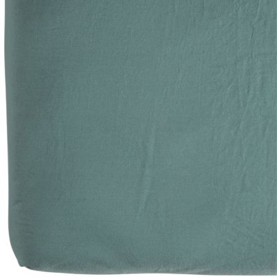 Drap housse pur coton Eucalyptus (60 x 120 cm)