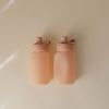 Lot de 2 gourdes alimentaires Blush (2 x 150 ml) Mushie Ambiance 3