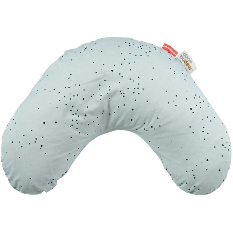 Coussin de grossesse Dreamy Dots bleu Done by Deer