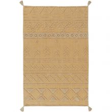 Tapis lavable Tribu miel (120 x 160 cm)  par Lorena Canals