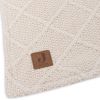 Couverture en polaire Check Knit Oatmeal (75 x 100 cm)  par Jollein