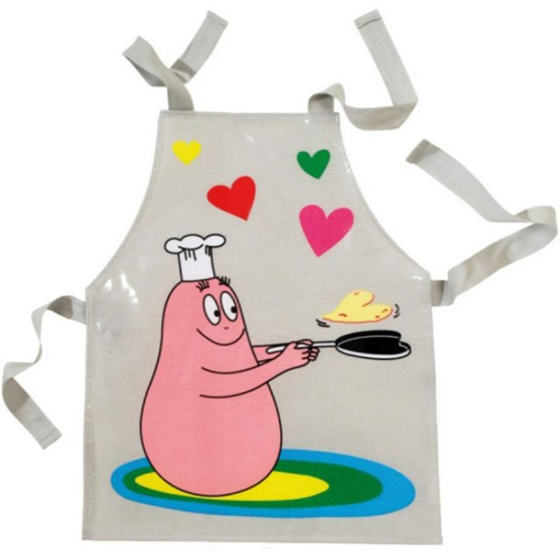 Tablier enfant toile cirée Barbapapa (35,5 x 46 cm) Petit Jour Paris