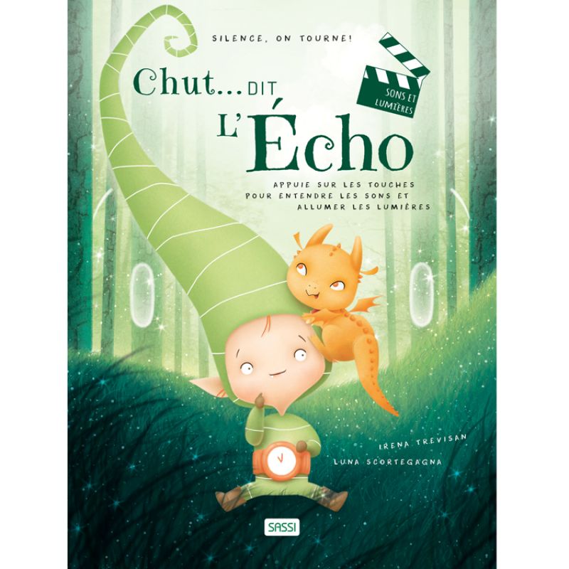 Livre sonore et lumineux Silence, on tourne ! Chut... dit l'écho Sassi Junior