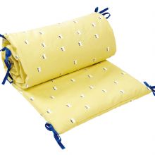 Tour de lit Chats jaune (pour lits 60 x 120 et 70 x 140 cm)  par Mimi'lou