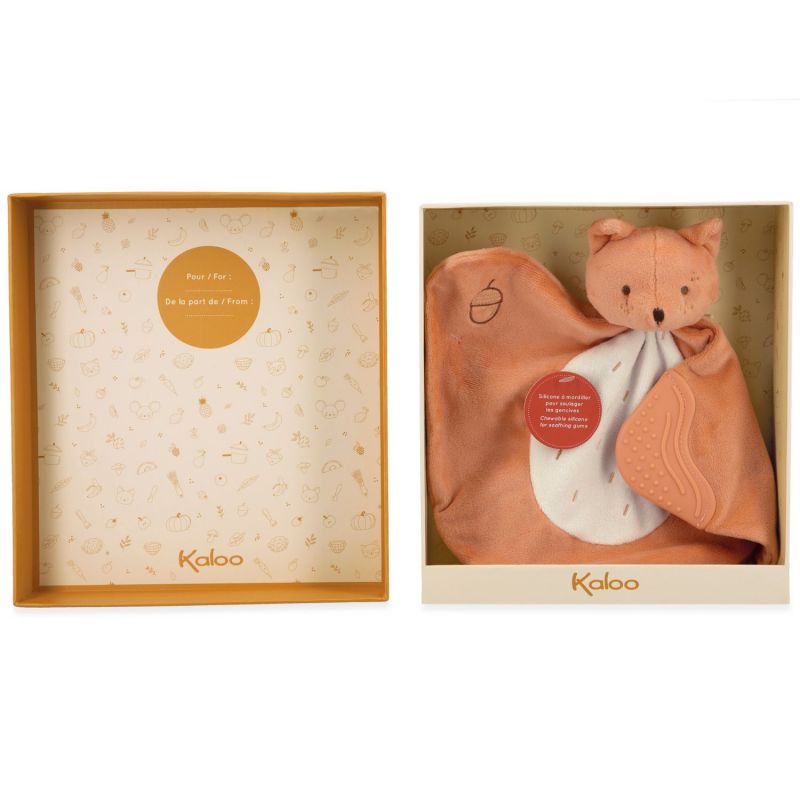 Doudou de dentition Ecureuil Kaloo Produit ouvert 7