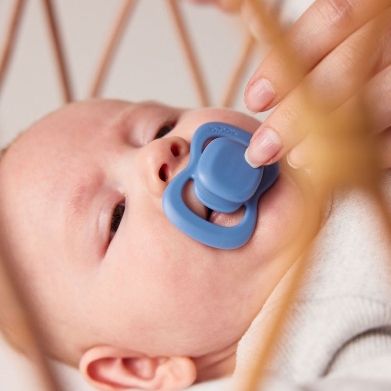 Lot de 2 sucettes symétriques en silicone Ocean-Sky (6 mois et +) B.Box Ambiance 7