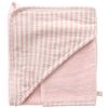 Cape de bain rayé vieux rose Soft Stripes BB & Co Produit 1