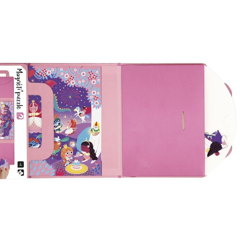 Puzzle magnétique Magneti'Puzzles Princesses (36 pièces) Janod Produit 2