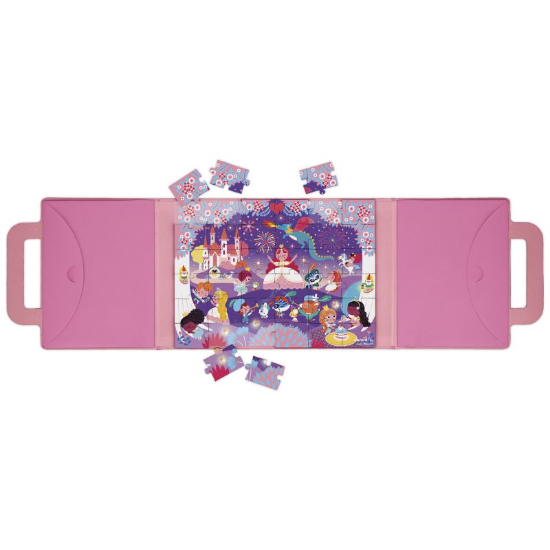 Puzzle magnétique Magneti'Puzzles Princesses (36 pièces) Janod Produit 3