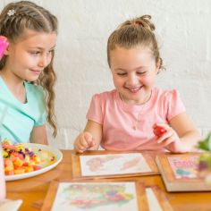 Coffret peinture magique à l'eau jardin des fées
