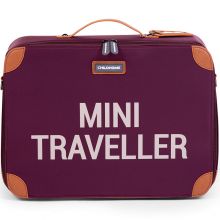 Petite valise mini traveller aubergine  par Childhome