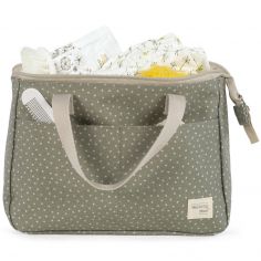 Trousse de toilette à pois Poppy Mousse