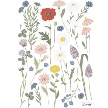 Planche de stickers A3 Fleurs des champs  par Lilipinso