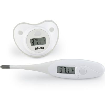 Alecto - Set thermomètre + thermomètre sucette digitale