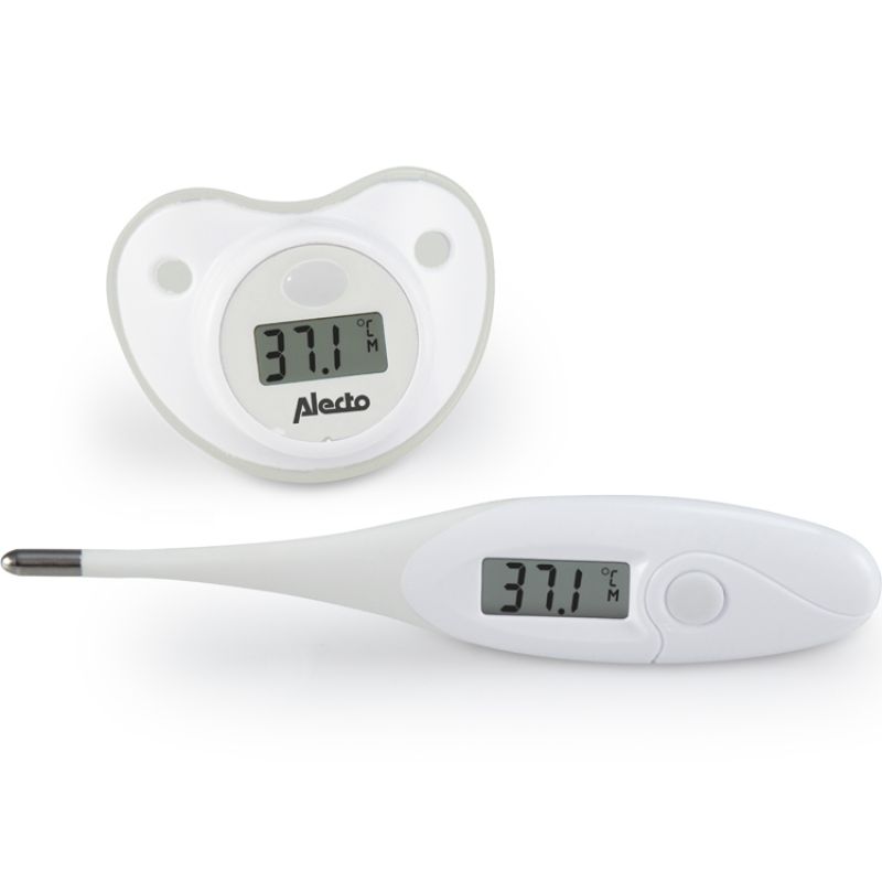 Set thermomètre + thermomètre sucette digitale Alecto